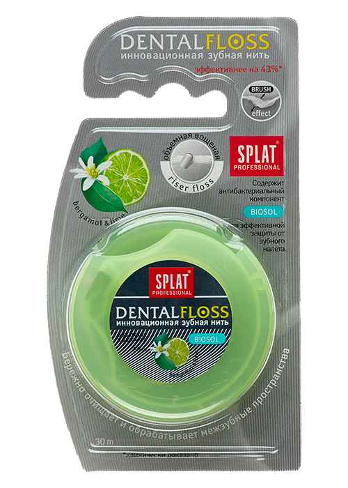 Splat Prof Dental Floss Bergam Ot&amp;Lime 30M