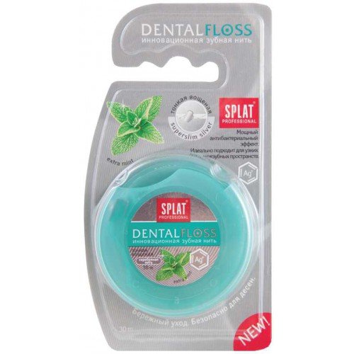 Splat Prof Dental Floss Mint&amp;Silver30M