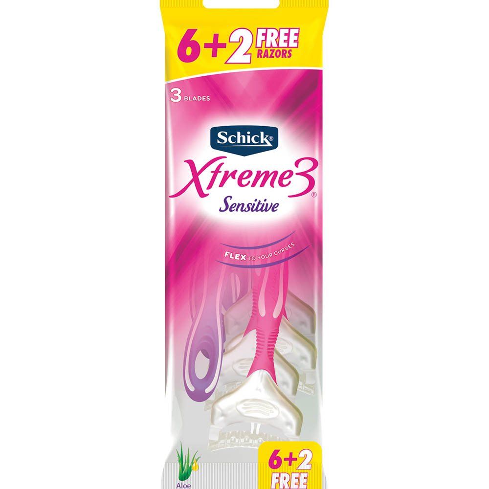 Schick Xtreme3 Blads Sensitive D60 6+2