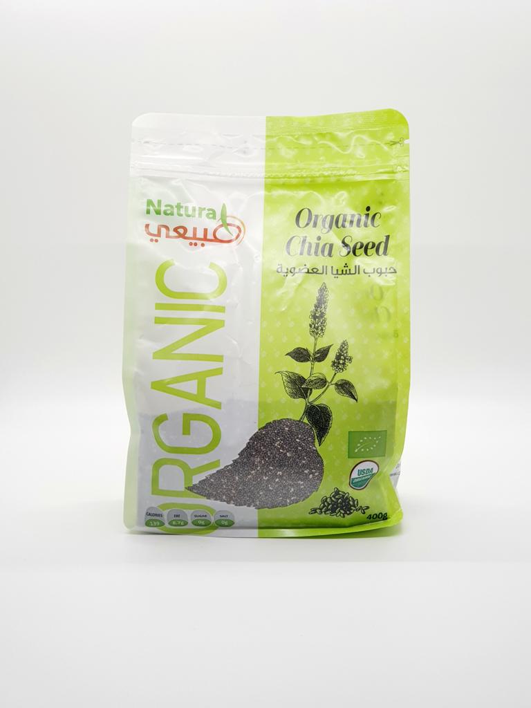 ORGANIC BLACK CHIA SEEDS 400G