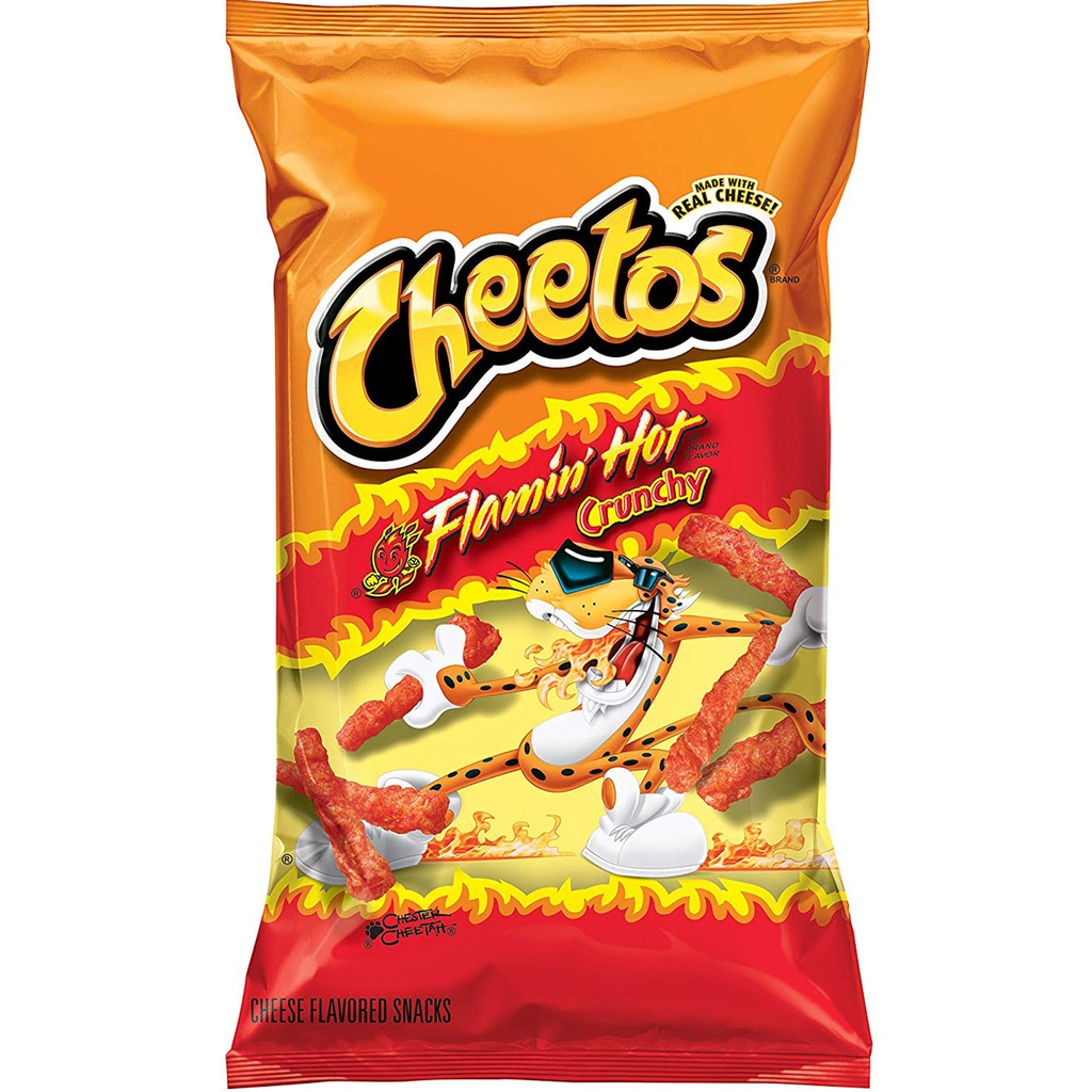 FRITO LAY CHEETOS CRUNCHY FLAMIN HOT 227 GM