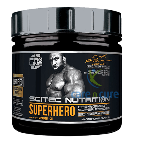 SCITEC NUTRITION Superhero mango lime powder 285grms