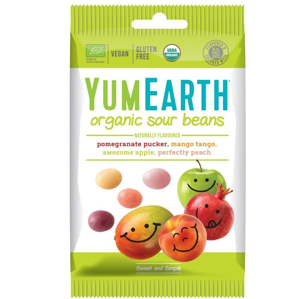 YUM EARTH BIO SOUR BEANS 50G