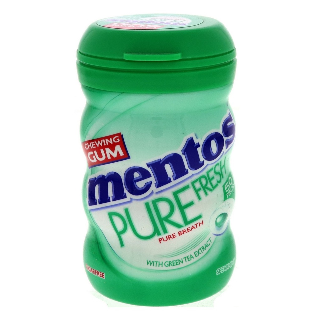 Mentos Gum 50 Pcs Pure Fresh Spearmint