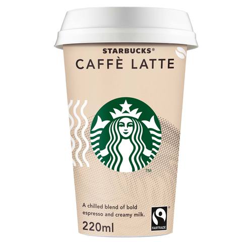 Starbucks Caffe Latte Coffee Drink 220ml