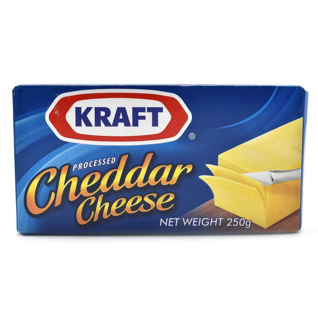 KRAFT CHEDDAR CHEESE 250GM