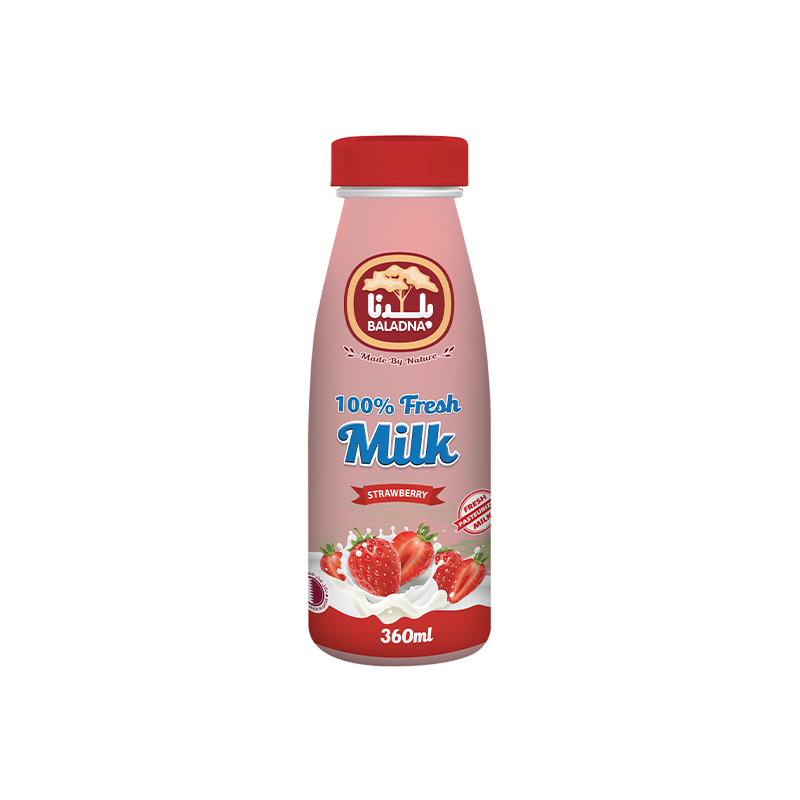 Baladna MILK 360ML LF FLV STRAW