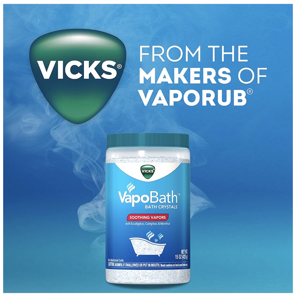 Vicks VapoBath Vapor Crystals - 426g -15oz