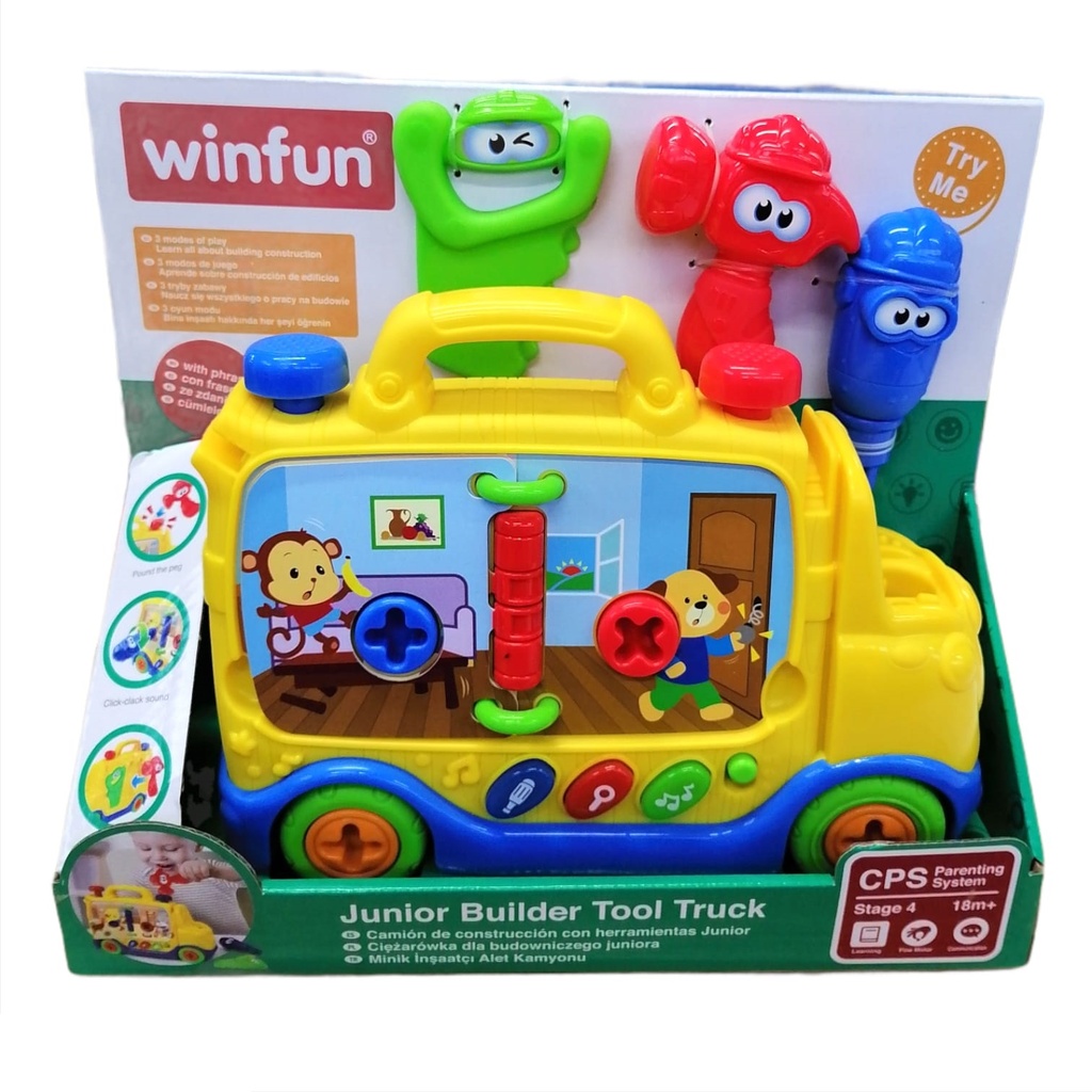 WINFUN JUNIOR BUILDER -TOOL TRUCK (000795)