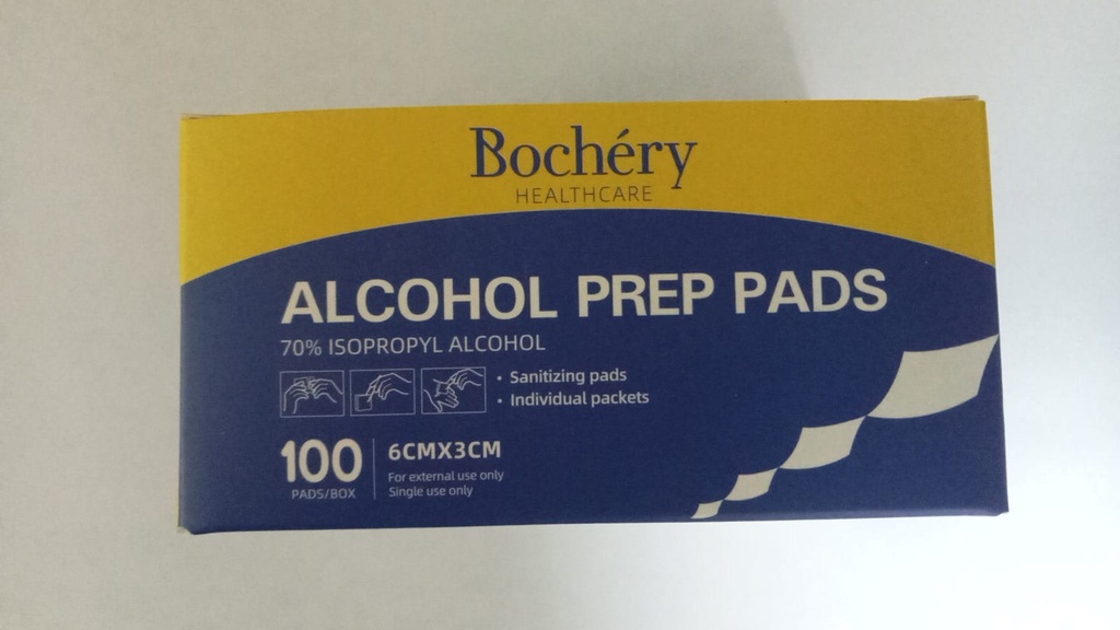 Alcohol Prep Pads Sterile 70% Pp