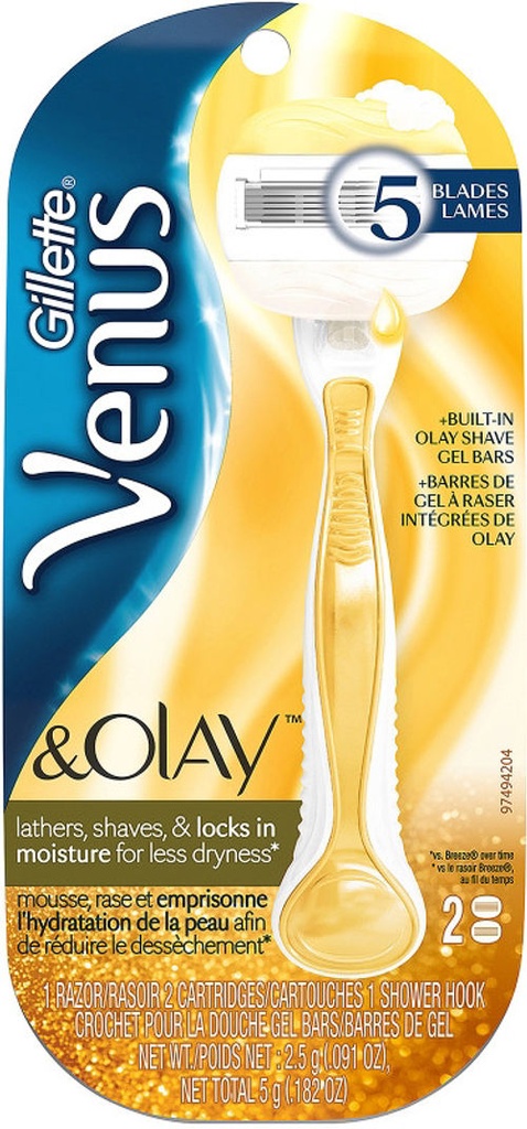 Gillette Venus &amp; Olay Razor 2X5 Units-Gg154-0