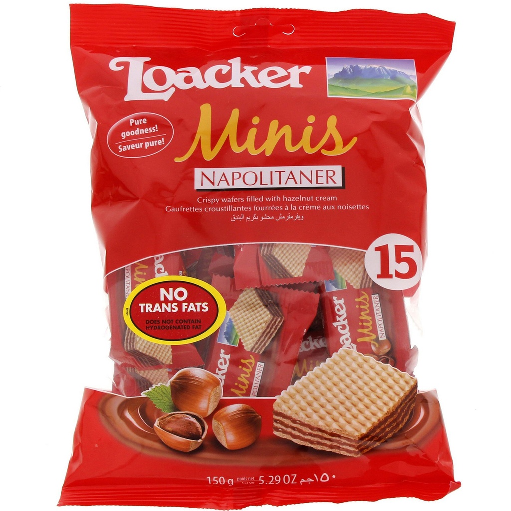 Loacker Minis Napolitaner 150gr