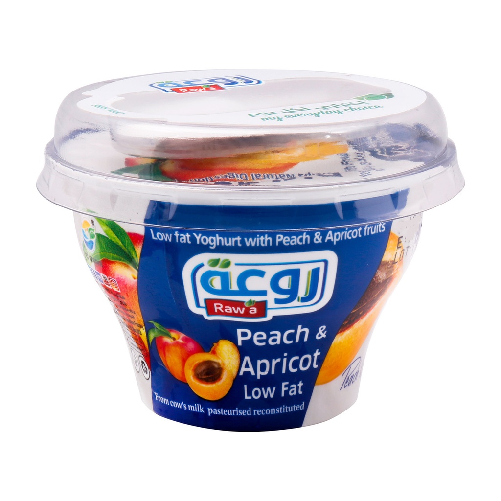 RAWA FRUITS YOGHURT PEACH APRICOT 150 GR