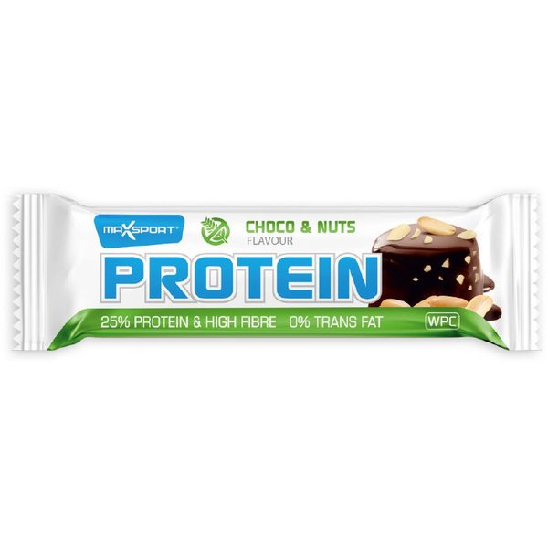 MAXSPORT PROTEIN BAR CHOCO &amp; NUTS 60gm