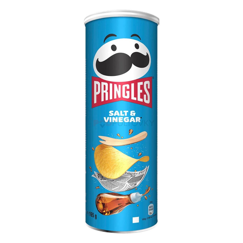 PRINGLES SALT AND VINEGEAR 165 GM