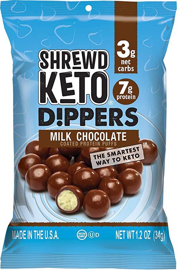 SHREWD KETO PROTEIN DIPPERS MILK CHOCOLATE 34G