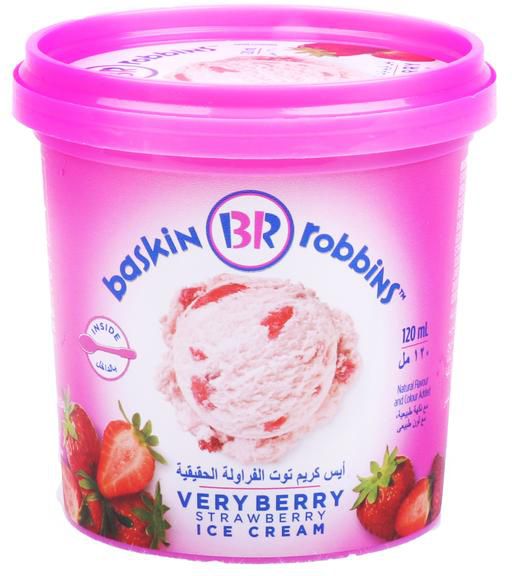 BR STRAWBERRY ICECREAM 120ml