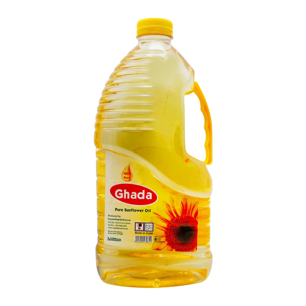 SUNFLOWER OIL GHADA 1.8LTR