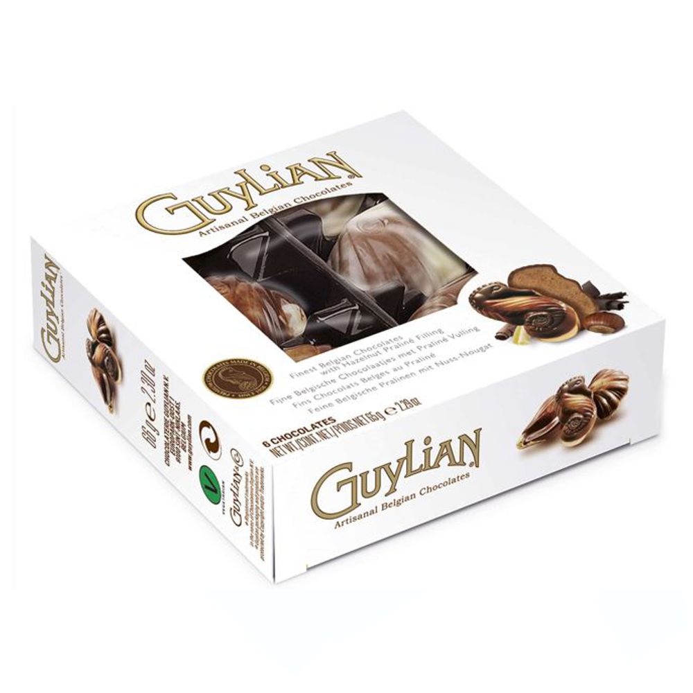 GUYLIAN  CHOC SEA SHELL  65 GM