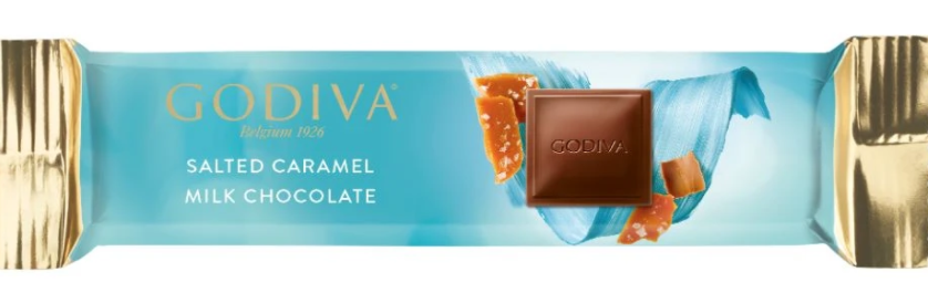 GODIVA PURE BAR Salted Caramel Milk Chocolate32 GM