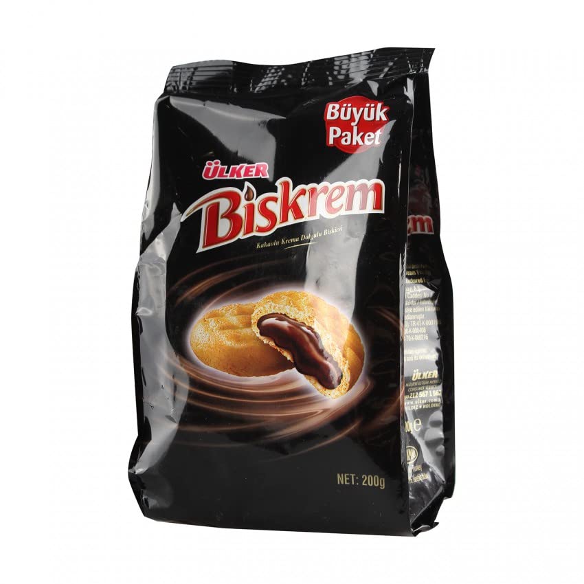 ULKER BISKREM CACOA BISCUIT.205 GM