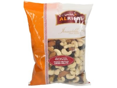 AL RIFAI RAW MIXD NUTS/DRIED FRUITS 400 GM