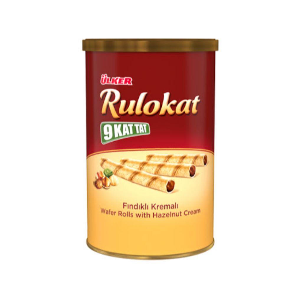 ULKER RULOKAT HAZELNUT TIN.170G.REGULAR