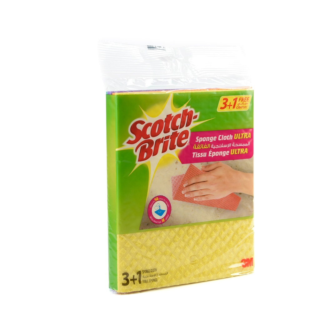 Scotch Brite Sponge Cloth ULTRA 3+1