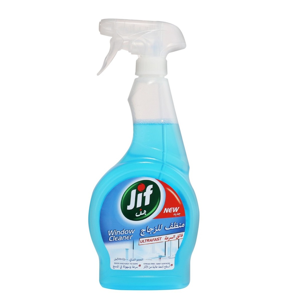 JIF ULTRA FAST 500ML WINDOW CLEANER SPRAY