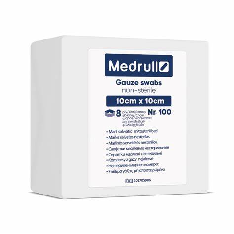 Medrull Gauze Swab Non-Ster 5X5 N100-