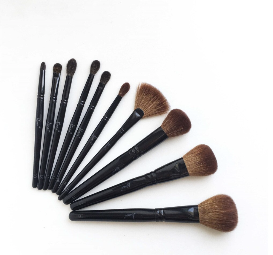 AILINMI MAKEUP BRUSHES 10'PCS