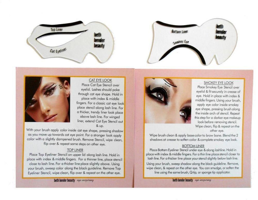 BEAUTY MAKE UP TOOLS EYELINER CARD