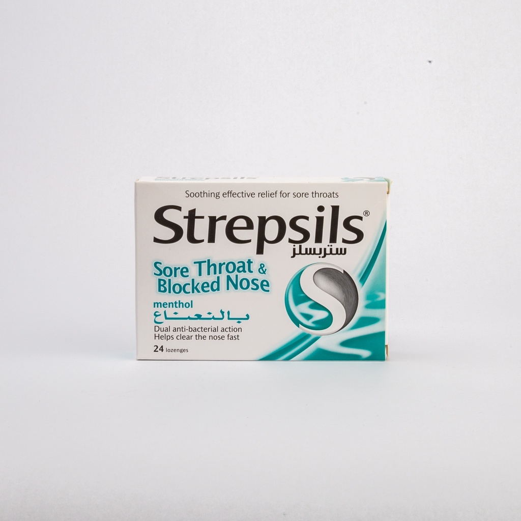 Strepsils Menthol Lozenges 24'S