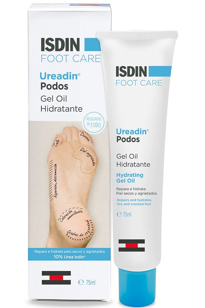 Isdin Ureadin Foot Hydrating Gel Oil 75ml