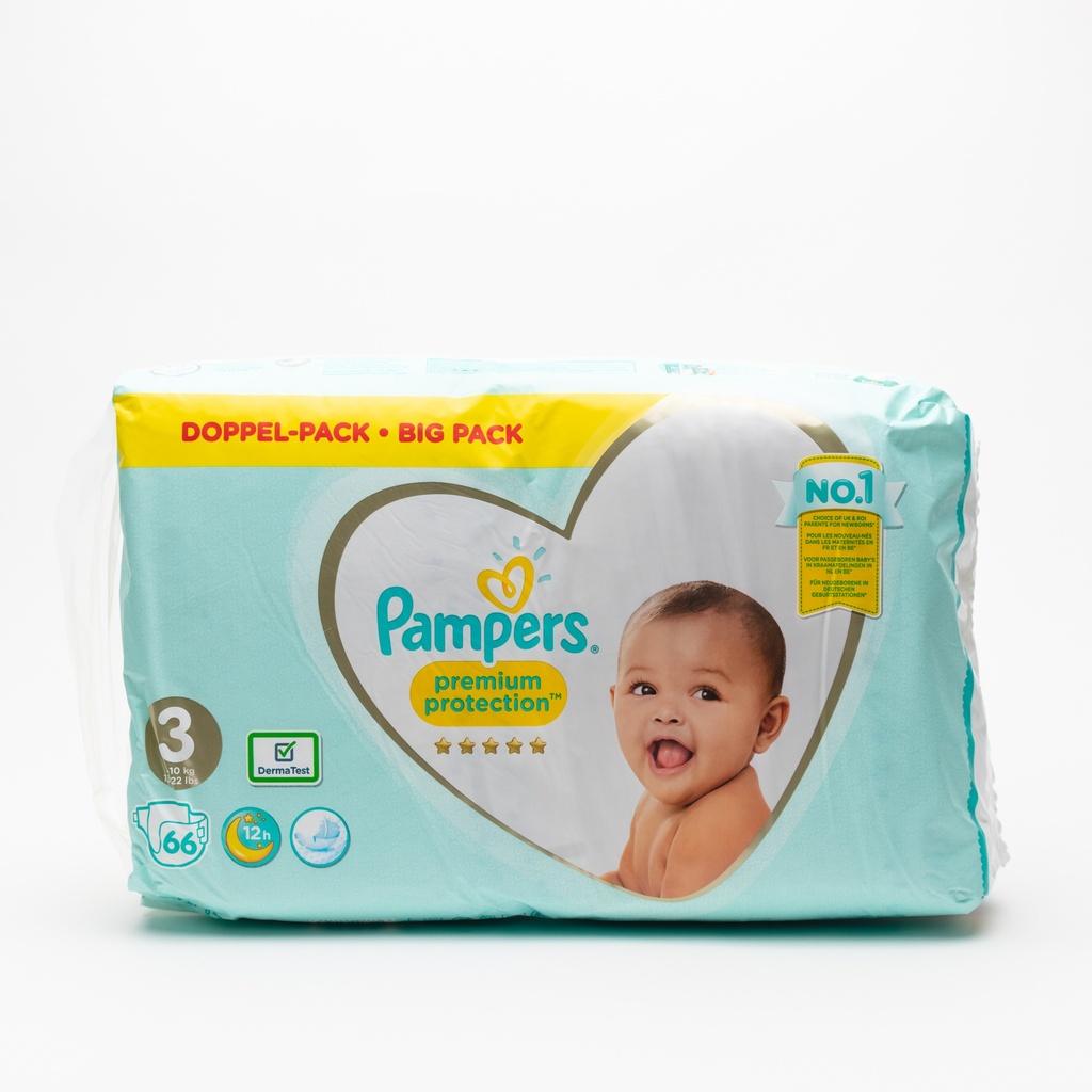 Pampers 3 Premium Care 6-10 Kg 66'S-