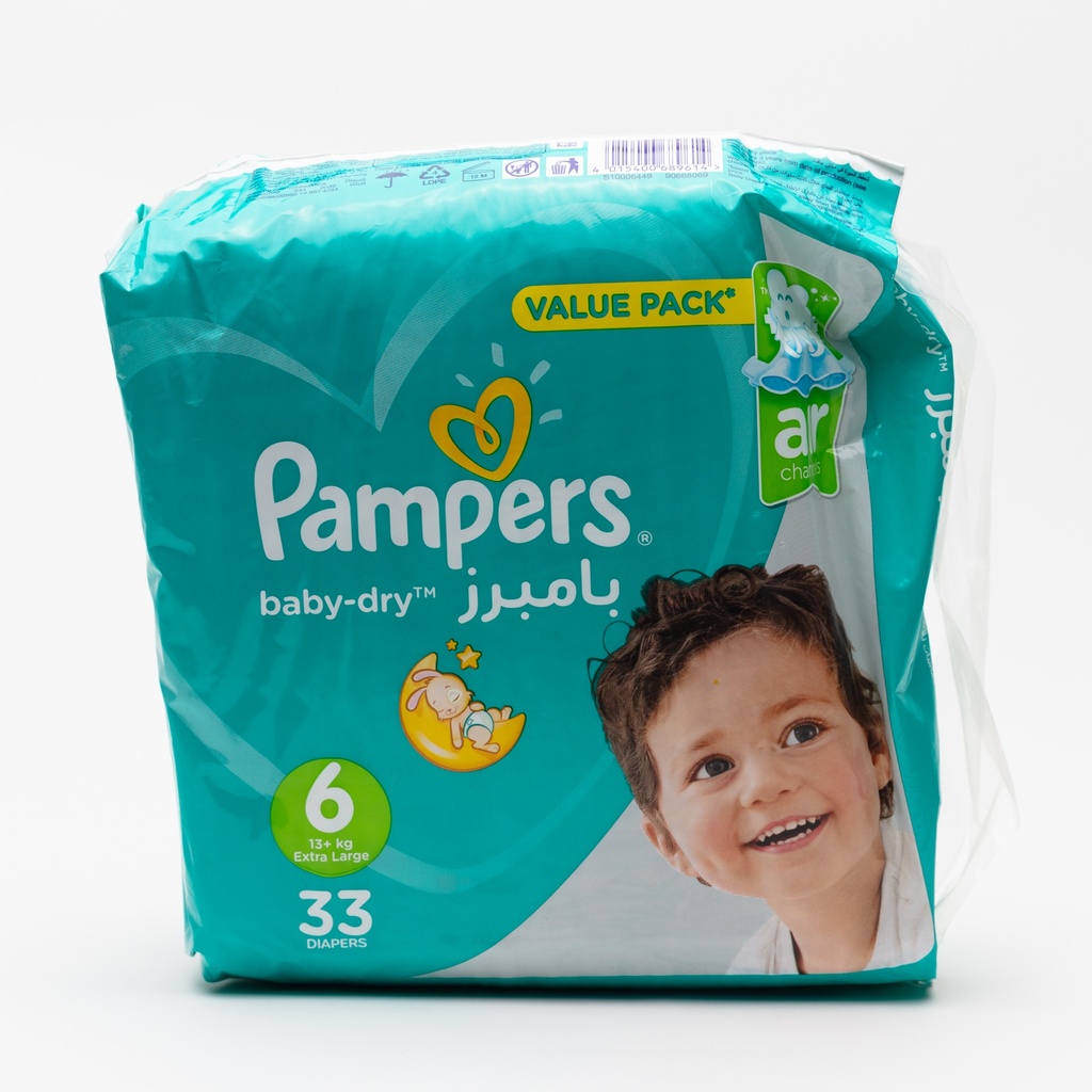 Pampers Actv 6 13-18Kg 33'S-