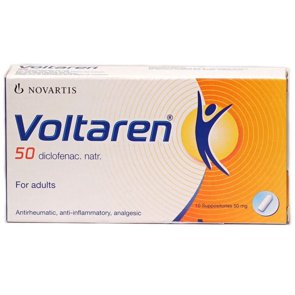 Voltaren 50Mg Suppository  10'S-