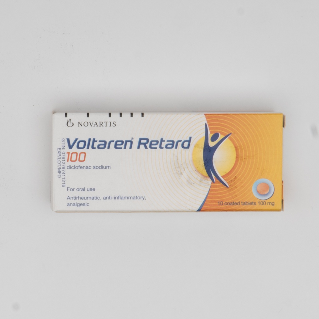 Voltaren Retarded 100Mg Tablet  10'S-