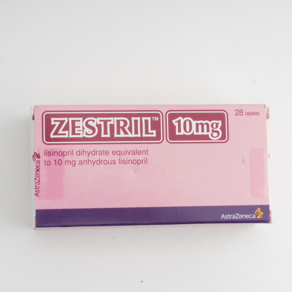 Zestril 10Mg Tablet 28'S-