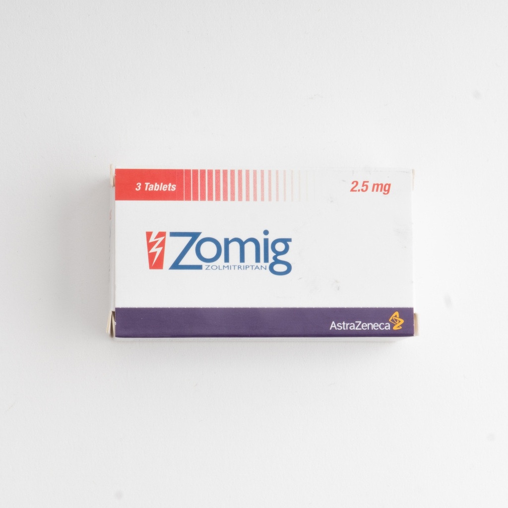 Zomig 2.5Mg Tablet 3'S-