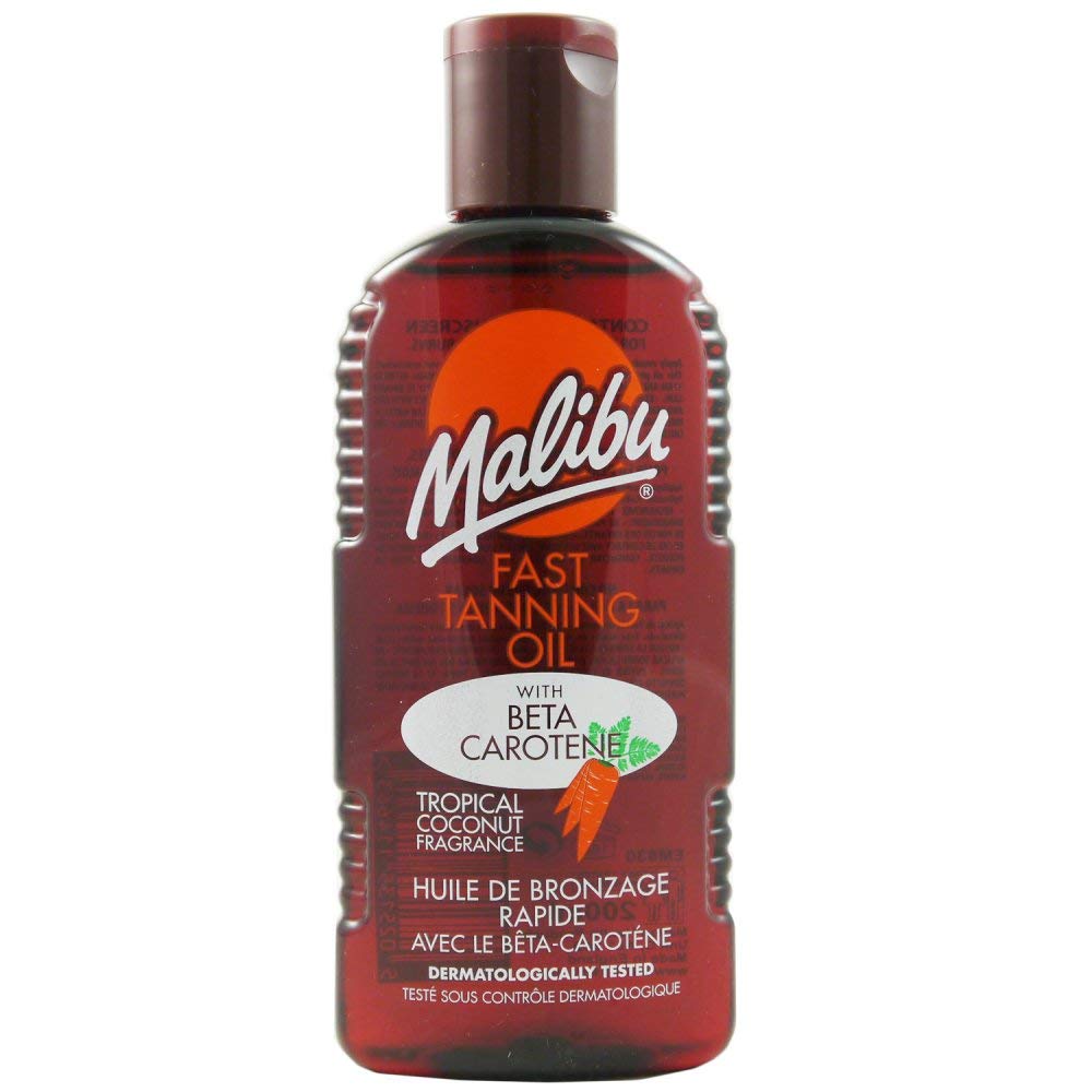 Malibu Fast Tanning Oil With Carotene 200Ml