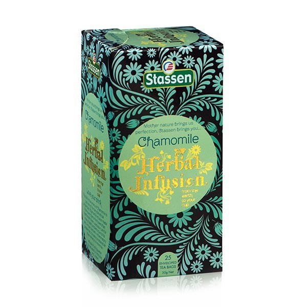 Stassen Chamomile Organic Tea 25 Bags 30g