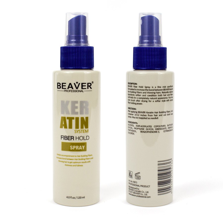 Beaver Keratin System Fibers Hold Spray 120 Ml