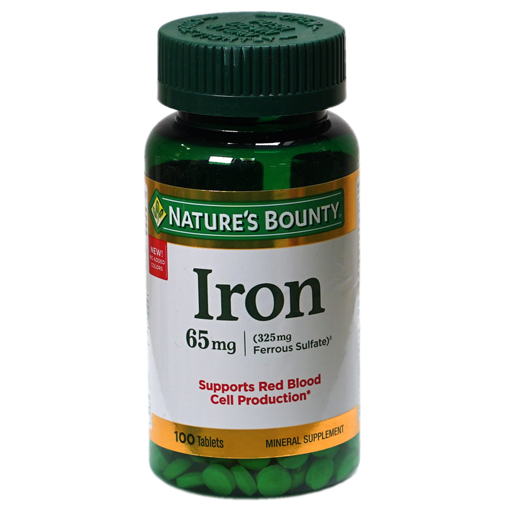 nature's bounty Iron 65Mg  100'S