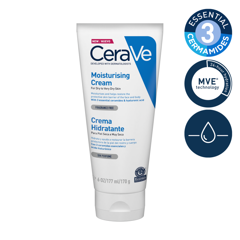 Cerave Moisturising Cream 177Gm For Dry And Very Dry Skin