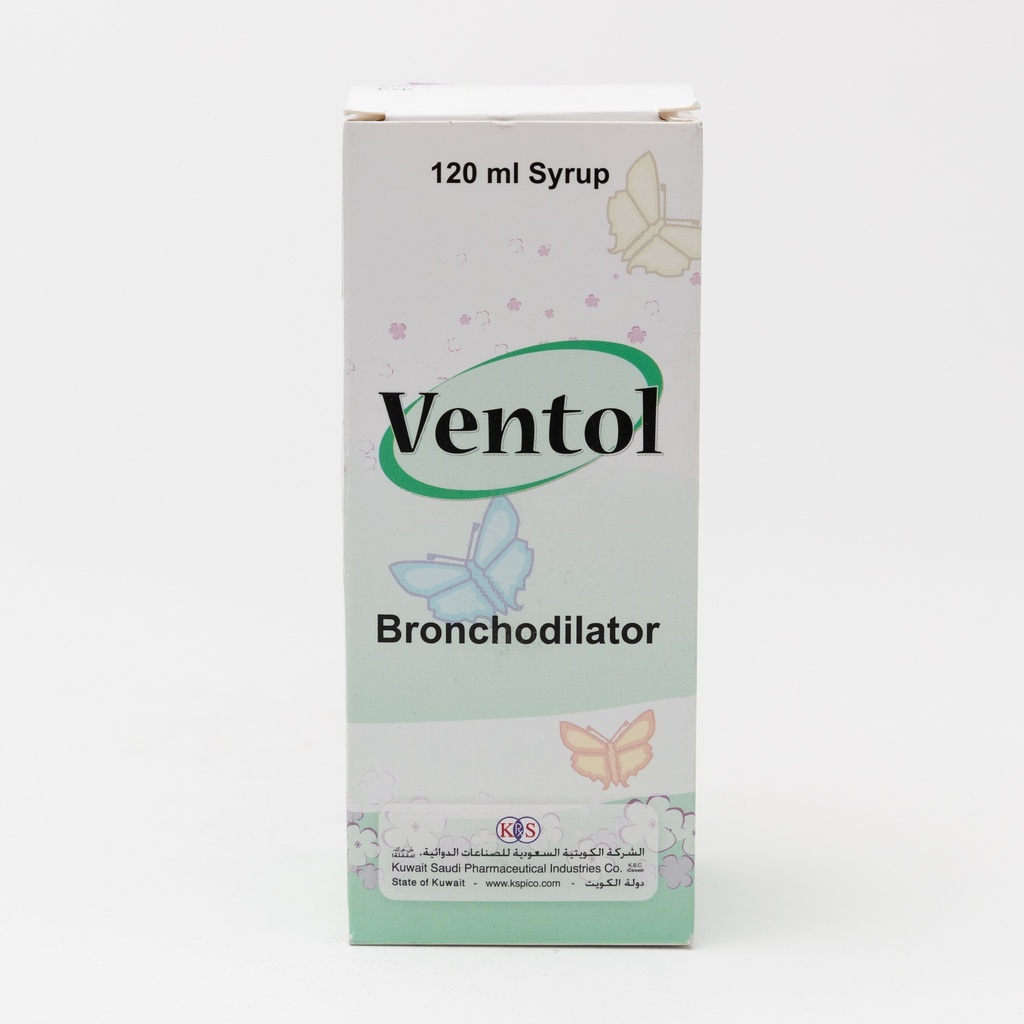 Ventol 2Mg/5Ml Syrup 120Ml-