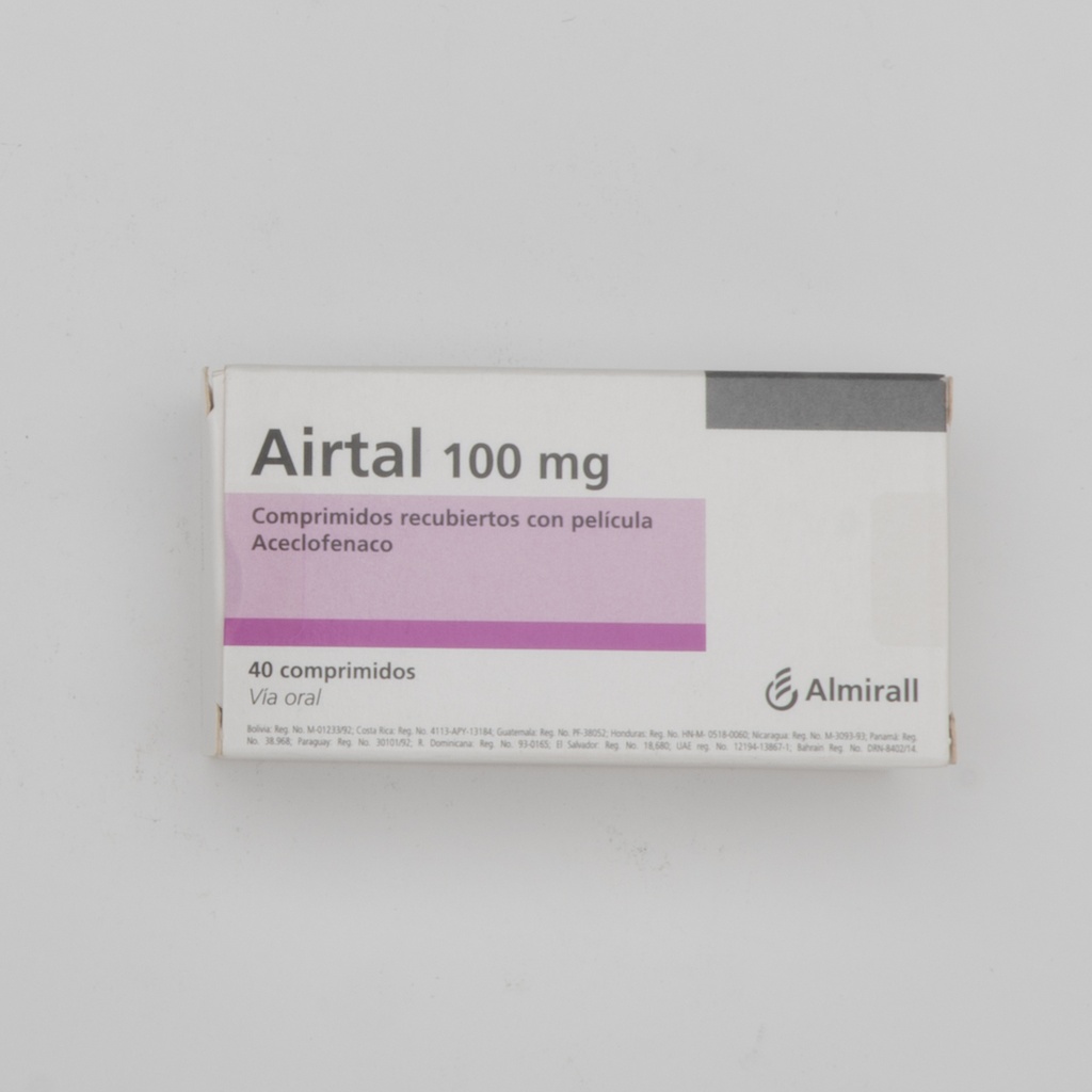 Airtal 100Mg Tab 40'S