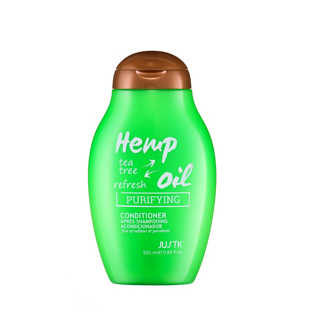 Justk Hemp Oil &amp; Tea Tree Purifying Conditioner 350 Ml