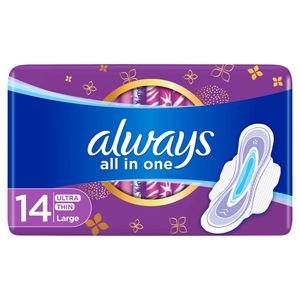 Always Ultra Thin Long Pads Wings - 14 P Valuepack Always