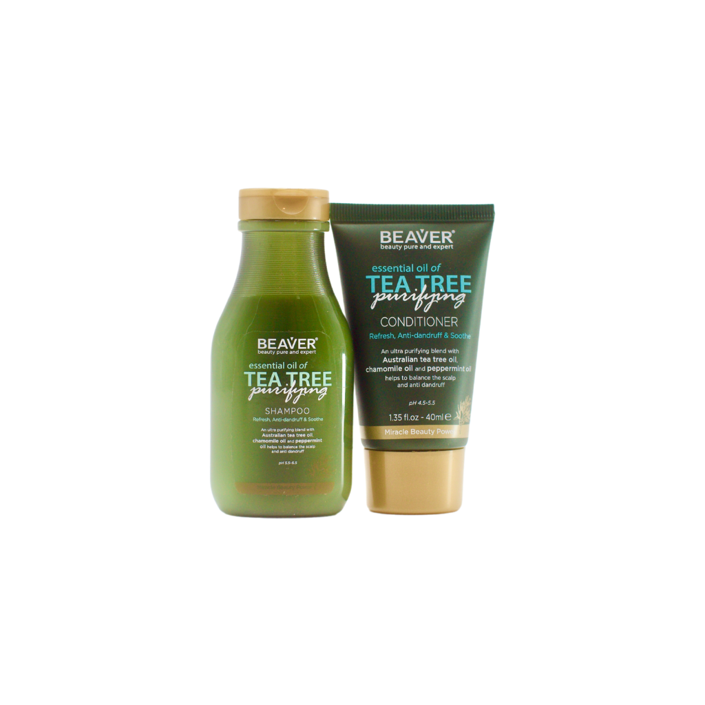 Beaver Tea Tree Shampoo + Conditioner Free